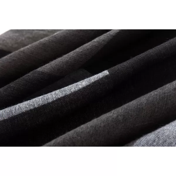 Urban CoCo Womens Color Block Shawl Wrap Open Front Poncho CapeSeries 1black