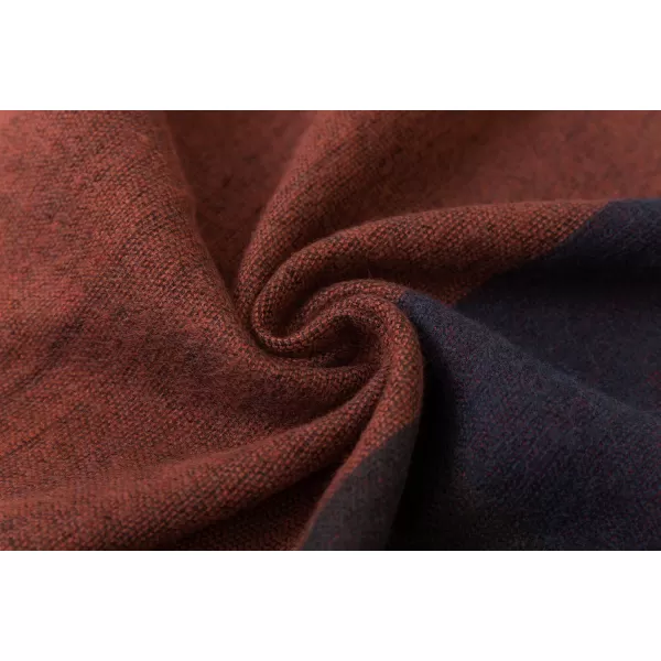 Urban CoCo Womens Color Block Shawl Wrap Open Front Poncho CapeSeries 1red
