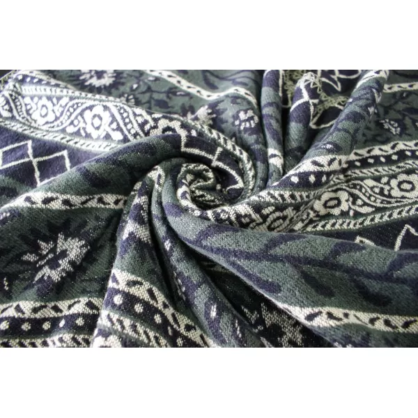 Urban CoCo Womens Color Block Shawl Wrap Open Front Poncho CapeSeries 27navy Blue