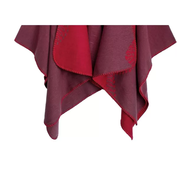 Urban CoCo Womens Color Block Shawl Wrap Open Front Poncho CapeSeries 28red