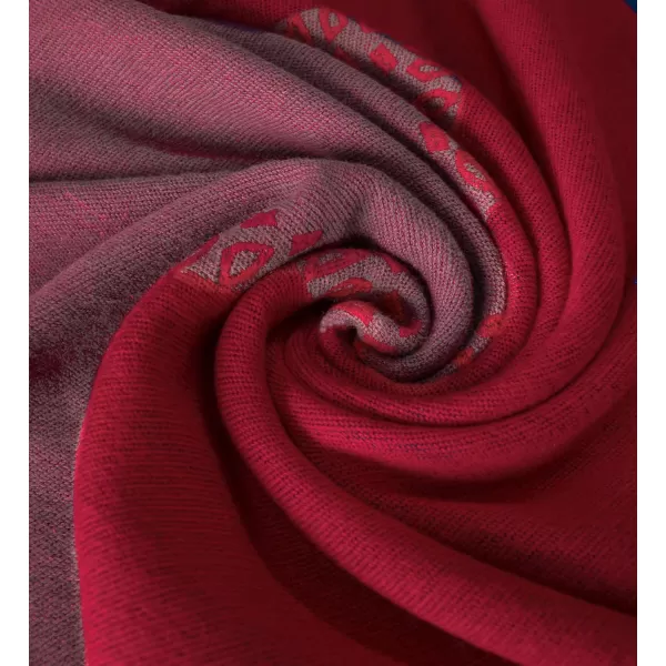 Urban CoCo Womens Color Block Shawl Wrap Open Front Poncho CapeSeries 28red