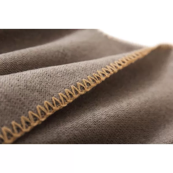 Urban CoCo Womens Color Block Shawl Wrap Open Front Poncho CapeSeries 6camel