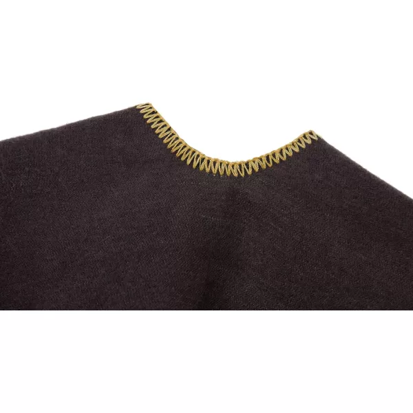Urban CoCo Womens Color Block Shawl Wrap Open Front Poncho CapeSeries 7coffee