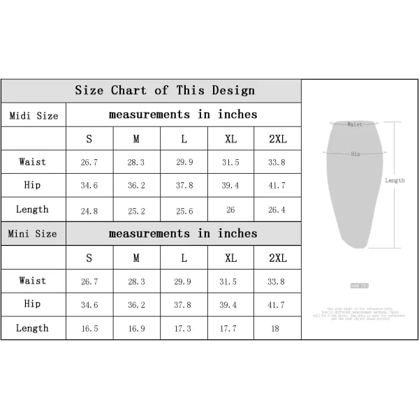 Urban CoCo Womens Elastic Waist Stretch Bodycon Midi Pencil SkirtCamel