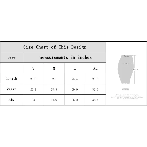 Urban CoCo Womens Knee Length Stretch Pencil Skirt High Waisted Bodycon Midi Straight SkirtWhite