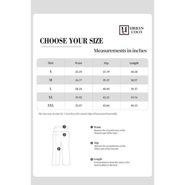 Urban CoCo Womens Comfy Yoga Pants Casual Wide Leg Sweatpants High Waist Stretch Trousers with PocketsSlate