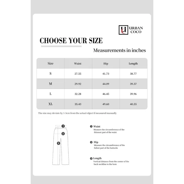 Urban CoCo Womens Elastic Waist Drawstring Casual Pants Straight Leg Lightweight Loose Trousers with PocketsApricot