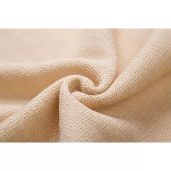 Urban CoCo Womens Winter Vintage Poncho Capes Tassel Blanket Shawl Wrap Cardigan CoatBeige