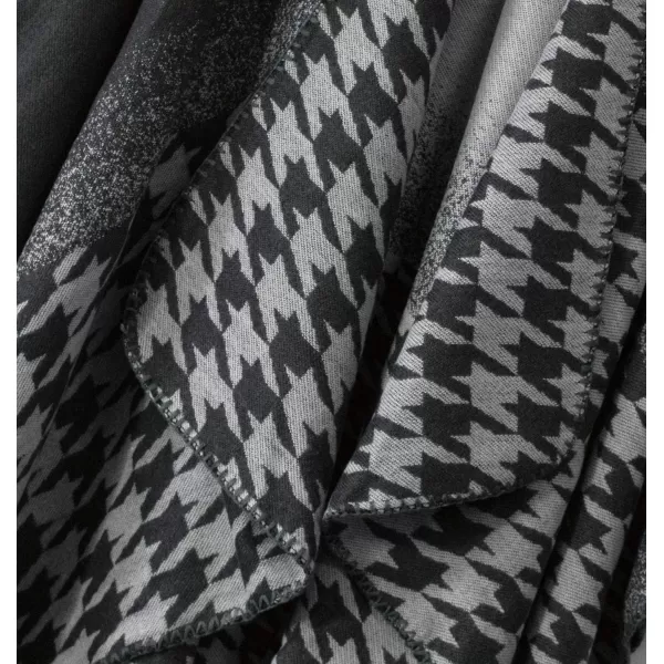 Womens Vintage Pattern Open Front Poncho Cape Shawl Winter Shawl WrapsSeries 10grey