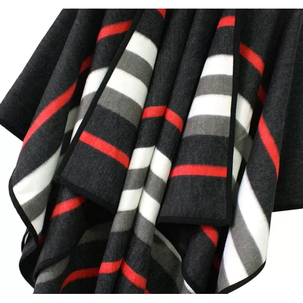 Womens Vintage Pattern Open Front Poncho Cape Shawl Winter Shawl WrapsSeries 19black