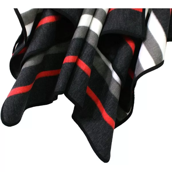 Womens Vintage Pattern Open Front Poncho Cape Shawl Winter Shawl WrapsSeries 19black