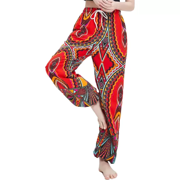 Urban CoCo Womens Floral Print Summer Boho Pants Harem Beach Vacation Pants14