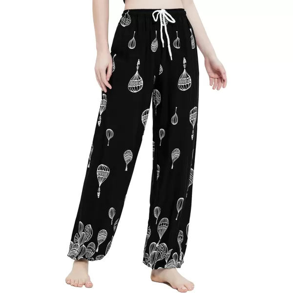 Urban CoCo Womens Floral Print Summer Boho Pants Harem Beach Vacation Pants4