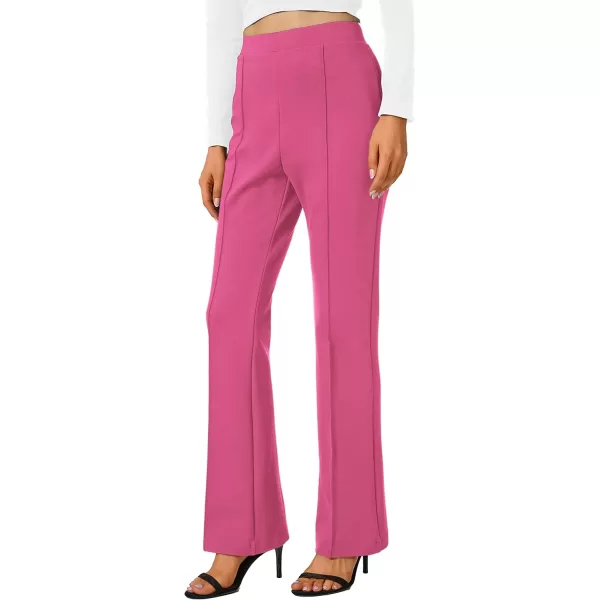 Urban CoCo Stretchy Work Pants Bootcut Yoga Pants Petite Slacks for Office CasualRose