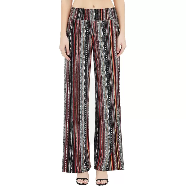 Urban CoCo Womens Boho Palazzo Pants Wide Leg Beach Pants High Waisted Lounge Pants with Pockets20