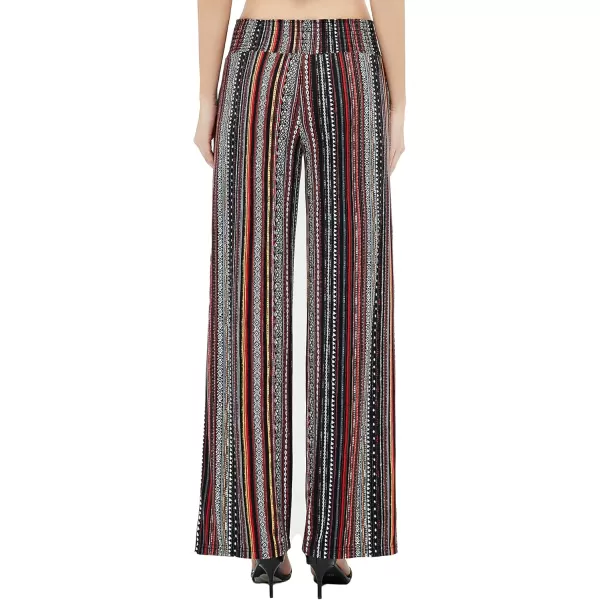 Urban CoCo Womens Boho Palazzo Pants Wide Leg Beach Pants High Waisted Lounge Pants with Pockets20