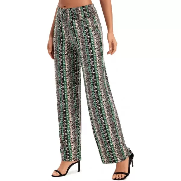 Urban CoCo Womens Boho Palazzo Pants Wide Leg Beach Pants High Waisted Lounge Pants with Pockets18