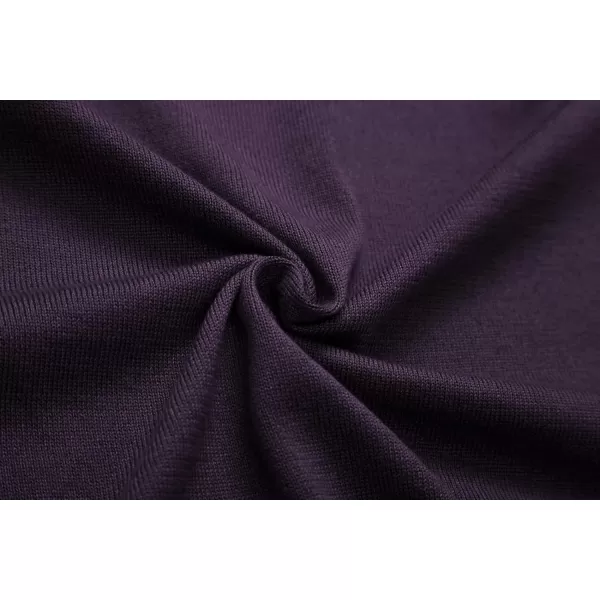 Urban CoCo Womens Long Sleeve Open Front Knit Cardigan SweaterPurple