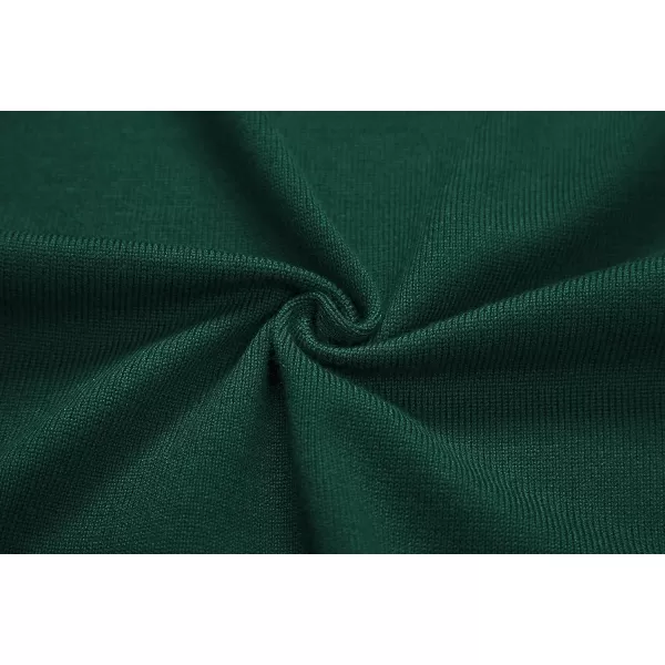 Urban CoCo Womens Cropped Cardigan VNeck Button Down Knitted Sweater 34 Sleeve2 Dark Green