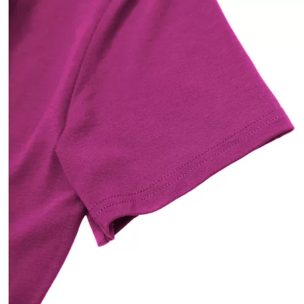 Womens Short Sleeve Draped Open Front Cardigan Lightweight Summer Vest for Women2xl  Fuchsia Rose