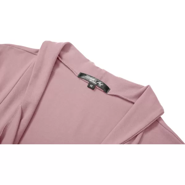 Womens Short Sleeve Draped Open Front Cardigan Lightweight Summer Vest for WomenLavender