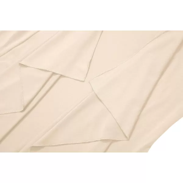 Womens Short Sleeve Draped Open Front Cardigan Lightweight Summer Vest for WomenSilver Mink