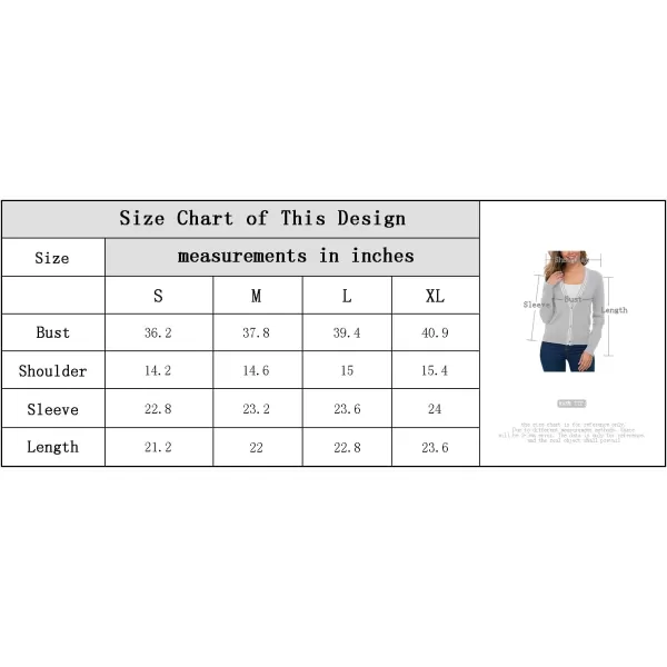 Urban CoCo Womens Long Sleeve Button Down Cardigan Sweater Elegant Cropped SweaterBlack