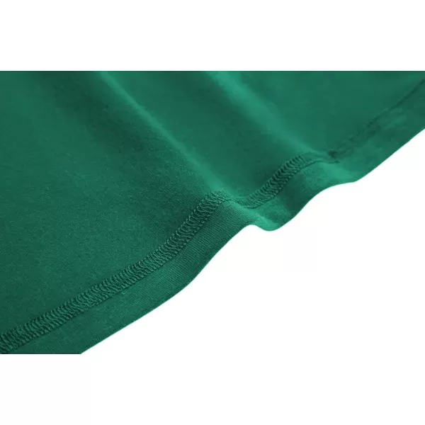 Urban CoCo Womens Turtleneck Slim Fitted Long Sleeve Sweatshirt Active Base Layer Tops ShirtsDark Green