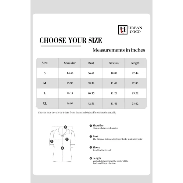 Urban CoCo Womens Short Sleeve Polo V Neck Sweater Knit Tops Casual Ribbed Shirt Loose Pullover SweaterWhite