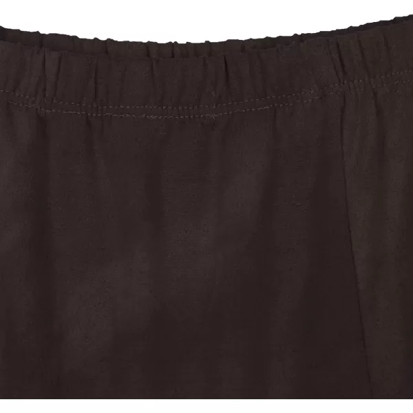 Urban CoCo Womens Vintage Elastic Waist ALine Long Midi SkirtCocoa Brown