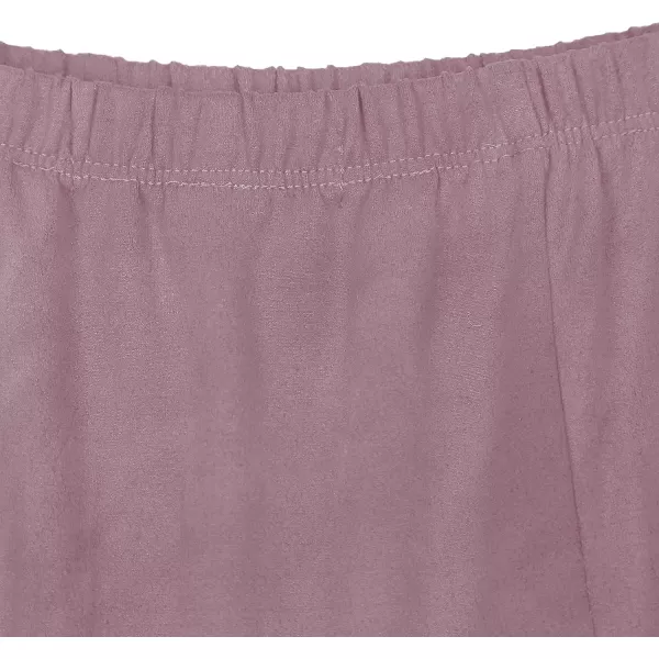 Urban CoCo Womens Vintage Elastic Waist ALine Long Midi SkirtLavender