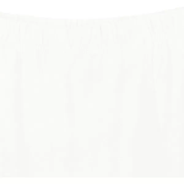 Urban CoCo Womens Vintage Elastic Waist ALine Long Midi SkirtWhite