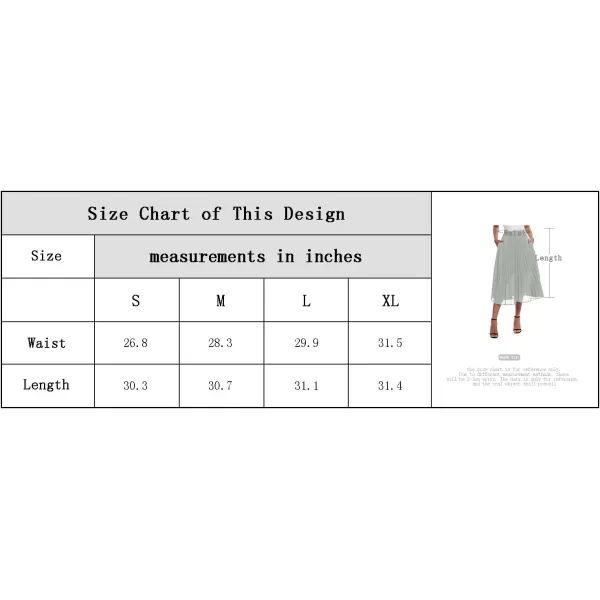 imageUrban CoCo Womens Elastic High Wasit Pleated Skirt Woven Casual Midi Swing SkirtBlack