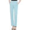 imageUrban CoCo Womens Yoga Dress Pants Stretchy Casual Slacks Straight Leg Work Pants with PocketsBlue