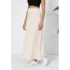 imageUrban CoCo Elastic Waist ALine Long Maxi Skirt Below Knee for WomenBeige