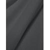 imageUrban CoCo Elastic Waist ALine Long Maxi Skirt Below Knee for WomenDeep Gray