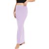 imageUrban CoCo Womens Elastic Waist Long Maxi Skirt Flowy Summer Beach Skirt for VacationLight Purple