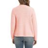 imageUrban CoCo Womens Open Front Cropped Cardigan Sweaters for Women Trendy Crewneck Button Down Knit Sweater JacketPink