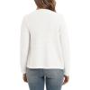 imageUrban CoCo Womens Open Front Cropped Cardigan Sweaters for Women Trendy Crewneck Button Down Knit Sweater JacketWhite