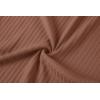 imageUrban CoCo Womens High Waist Stretch Ribbed Knit Pencil Skirt Midi Length with Side Slit Office Work Bodycon StyleBrown