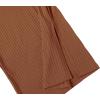 imageUrban CoCo Womens High Waist Stretch Ribbed Knit Pencil Skirt Midi Length with Side Slit Office Work Bodycon StyleBurnt Brick