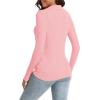 imageUrban CoCo Womens Long Sleeve Button Up Sweater Polo Shirt Collared Knit Cardigan SweatersPink