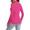 imageUrban CoCo Womens Long Sleeve Button Up Sweater Polo Shirt Collared Knit Cardigan SweatersRose