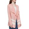 image:imageUrban CoCo Womens Lightweight Long Sleeve Irregular Open Front Cardigan Striped Knit Sweaters