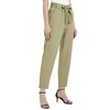 image:imageUrban CoCo Womens Casual High Waist Pencil Pants with BowKnot Pockets for Work