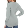 image:imageUrban CoCo Womens Long Sleeve Soft Metallic Button Down V Neck Knit Sweater Cardigan