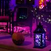 imageDECORKEY Halloween Decorations Indoor 149quot Decorative Witch ampamp Bat Candle Lantern with 82quot LED Lights8 Modes No Battery Hanging Spooky Halloween Lanterns Outdoor Home Room Door Party DecorWitch  Cat  Bat