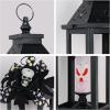 imageDECORKEY Halloween Decorations Indoor 149quot Decorative Witch ampamp Bat Candle Lantern with 82quot LED Lights8 Modes No Battery Hanging Spooky Halloween Lanterns Outdoor Home Room Door Party DecorSkull