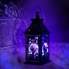 imageDECORKEY Halloween Decorations Indoor 149quot Decorative Witch ampamp Bat Candle Lantern with 82quot LED Lights8 Modes No Battery Hanging Spooky Halloween Lanterns Outdoor Home Room Door Party DecorGraves  Skeleton