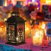 imageDECORKEY Halloween Decorations Indoor 149quot Decorative Witch ampamp Bat Candle Lantern with 82quot LED Lights8 Modes No Battery Hanging Spooky Halloween Lanterns Outdoor Home Room Door Party DecorSkull Womenmen